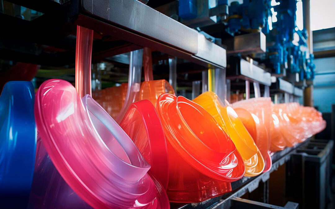 El proceso de fabricación de plástico